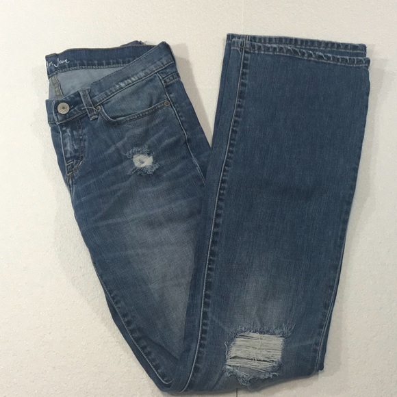 London Boot Cut Destroyed Jeans - Picture 2 of 8